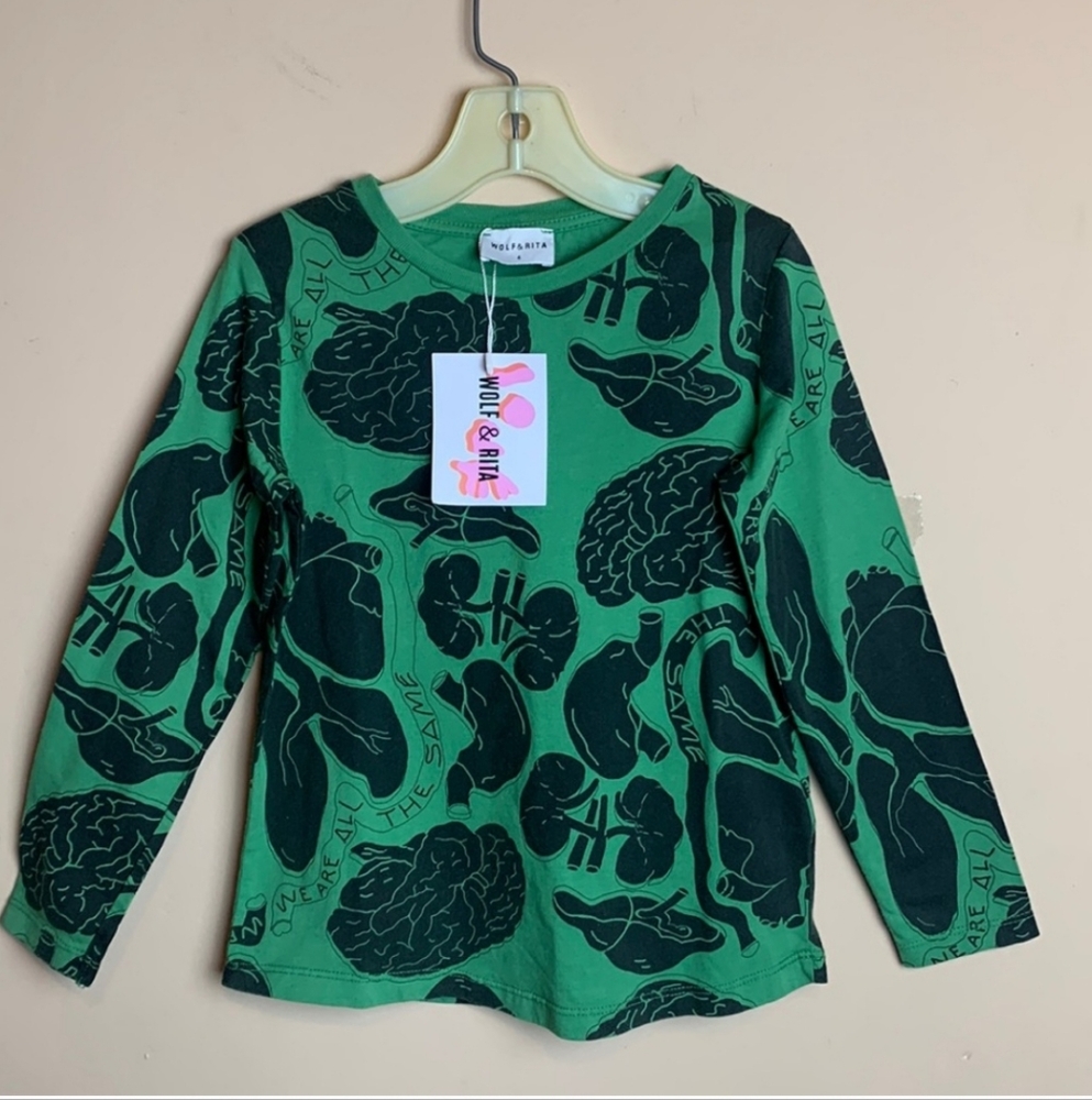 NWT Wolf & Rita We Are All The Same Longsleeve Shirt